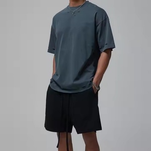 Camiseta de Verano 2025 para Hombre, Talla XXXXL, Edición para Hombres de Talla Grande, Lavada y Desgastada, Holgada, de Manga Corta - Product Image 6