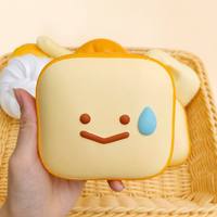Jouets sensoriels anti-stress en PU à rebond lent, personnalisables, en forme de pain, de croissant et de briquettes, mignons, pour la décompression, vente en gros