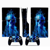 Vente chaude Autocollant de dessin animé d'anime Ninja pour console de jeu PS5 Slim Mode créative Écologique Accessoires de décoration en gros