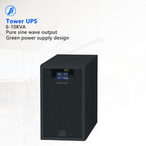 Hệ thống <span class=keywords><strong>UPS</strong></span> trực tuyến tần số cao 6KVA-10KVA dạng tháp, nguồn điện không gián đoạn, tiêu thụ năng lượng thấp cho rack trung tâm dữ liệu - Product Image 1
