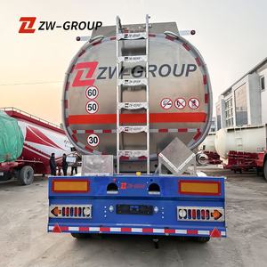 Camión Cisterna de Combustible de 3 Ejes, 35000, 40000, 42000, 45000, 50000, 60000 L, para Petróleo, Aceite de Palma, Alimentos, Aluminio, Acero Inoxidable, Remolque Cisterna de Combustible - Product Image 3
