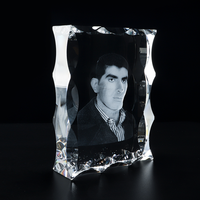 Factory Blank K9 Crystal Photo Frame in Multiple Sizes for 3D Laser Engraving for Home Decoration Gifts Souvenirs