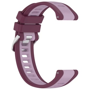 สายนาฬิกาอัจฉริยะ Forerunner 165/245/645/Venu 2/SQ2/<span class=keywords><strong>Vivoactive</strong></span> 5/<span class=keywords><strong>4</strong></span>/3 ขนาด 18 มม./20 มม./22 มม. สายซิลิโคนแบบยืดหยุ่นพร้อมตัวล็อคแบบตะขอเกี่ยว 11 - Product Image 4