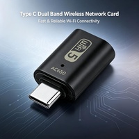 Carte WiFi Type C 600 Mbps 802.11AC 2,4 GHz / 5 GHz Adaptateur WiFi double bande Prise en charge du mode AP souple