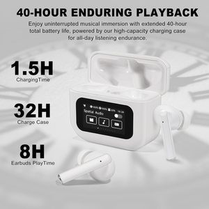 Professional TWS Air G01 In-Ear Sports Earbuds <b>Wireless</b> ANC Noise Cancellation TWS Earbuds LED Digital Display Battery Indicator - Product Image 5