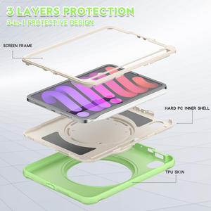 Funda Protectora Transparente de Silicona TPU con Textura de Color Caramelo y Soporte para <span class=keywords><strong>iPad</strong></span> Pro 11 <span class=keywords><strong>Mini</strong></span> 7 - Product Image 5