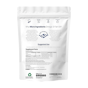 Fabrieksdirect hete aanbieding TripleStrength <span class=keywords><strong>Omega</strong></span> 3 visolie natuurlijke softgel capsules volwassenen verbetert de immuniteit 2 capsules per dag 60 capsules - Product Image 2