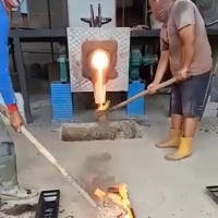 Installation personnalisée four de fonte de fer en acier équipement de four de fusion à induction pour la ferraille de cuivre et de zinc