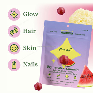 Sapore di anguria capelli pelle unghie gommose con Tremella fungo collagene marino peptidi cheratina biotina - Product Image 2