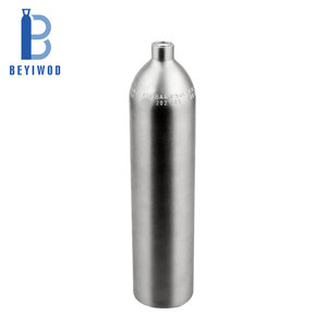 Bombola per bombola di <span class=keywords><strong>Gas</strong></span> in alluminio Co2 monouso 110Bar 1L produttore cinese - Product Image 1