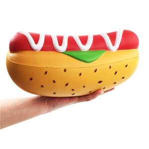Jouet Squishy Hot Dog Extra-Large à Rebond Lent, Nouvelle Simulation Alimentaire - Product Image 3