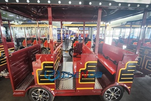 Large Capacity Trackless Amusement <b>Train</b> | Adult Entertainment Vehicle for Parks - Product Image 5