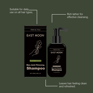 Haute qualité EAST MOON nettoyage <span class=keywords><strong>doux</strong></span> nourrissant en profondeur hydratant naturel moelleux hommes rafraîchissant contrôle de l'huile shampooing - Product Image 2