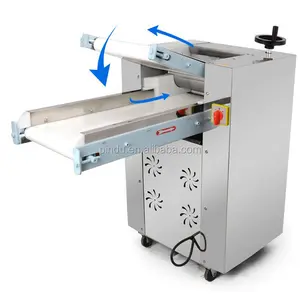 automatic bread pastry pizza dough roller pressing machine/pizza dough press kneading flattener machine