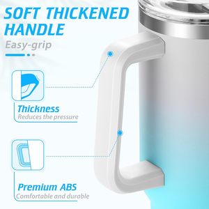 40oz Stainless Steel Travel Tumbler with Handle Large Capacity <b>Portable</b> <b>Vacuum</b> Flask 6-12 Hours Thermal Insulation - Product Image 2