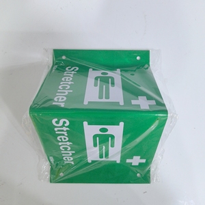 Panneau de signalisation de sécurité hospitalière flexible, flèche d'extincteur, 6x8 pouces, en forme de V, 4 trous pré-perforés, avec vis et ruban adhésif pour - Product Image 6