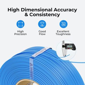 Filamento para Impresora 3D Creality PETG, 1.75mm, 2Kg, Negro, Bobina Gratuita para Bambu Lab, Bobinas Reutilizables, Alta Precisión - Product Image 2