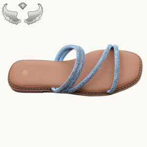 High-quality Fashionable Outdoor Wholesale Rhinestone Comfortable and Lightweight Breathable Womens Sandals <b>slippers</b> Lightweight - Product Image 5