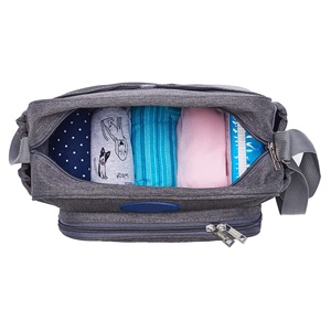 Ensemble de sacs à <span class=keywords><strong>langer</strong></span> Portable pour maman, Set d'extérieur pour bébé, <span class=keywords><strong>sac</strong></span> à couches de voyage avec chauffe-bouteille - Product Image 3