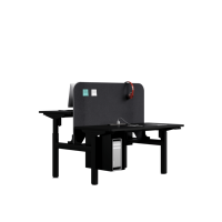 Escritorio de Computadora Ergonómico Eléctrico de Madera, Ajustable en Altura, Duradero, Comercial, para Oficina Pública, Diseño Moderno, Escritorio para Trabajar de Pie o Sentado