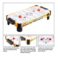 Vente Chaude en Gros : Table de Hockey Électronique en Bois pour Enfants, Jeu de Hockey Aérien Amusant avec Compteur de Points pour Fêtes Familiales et Enfants