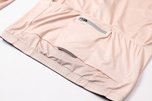 Maillot de compétition de qualité tournoi, rose doux, rouge vif, système de ventilation, tissu rafraîchissant, équipement d'entraînement pour équipe de <span class=keywords><strong>cyclisme</strong></span> professionnelle - Product Image 3