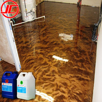 Kit de résine époxy transparente auto-nivelante à haute brillance pour sol en flocons 3D Art Floor Vente en gros