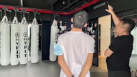 Aomax — sac de poinçonnage long plafond, grand format de 120cm, pour perforer, entraînement de la boxe, prix factice, cercle de poire