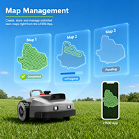 Tondeuse robotisée électrique automatique RTK+Vision, gestion multi-zones, autopropulsée, lame de coupe, batterie Li-ion, coupe de 22 cm