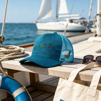 Gorra trucker de malla con frente de gamuza, parche de rayas de colores con bordado 3D, gorra de béisbol transpirable y ligera para exteriores, unisex.