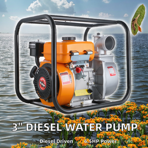 3 inch <span class=keywords><strong>diesel</strong></span> centrifugaalwaterpomp 6,5PK OEM voor landbouwirrigatie - Product Image 2