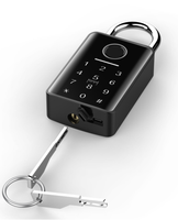 Cadenas intelligent avec application Tuya, serrure électronique à empreinte digitale et mot de passe, en alliage de zinc, étanche IP65, cadenas numérique avec clé