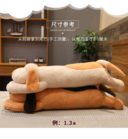 Boneka Anjing Tidur Isi Kapas Bulu Angsa, Bantal Teman Tidur Lembut untuk Anak, Hadiah Aktivitas Boneka Isi Kapas Grosir