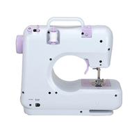 Machine à Coudre Ménagère FHSM-505L, Meilleur Choix pour Débutants en Couture et Enfants, Matériau ABS pour Application Vêtements
