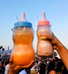 32Oz/66Oz/100Oz Gigantische Volwassen Drank Bevroren Drank Daiquiri Transparant Plastic Bekers Feest Souvenir Grote Babyfles Beker - Product Image 2