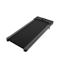 Tapis roulant portable sous le bureau à surface large avec inclinaison manuelle de 5%, avec télécommande, capacité de 120 kg