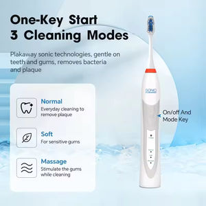 แปรงสีฟันไฟฟ้าไร้สายคุณภาพสูงพร้อมโลโก้สั่งทำพิเศษ แปรงสีฟันโซนิคขนแปรงนุ่มแบบหรูหรา OEM - Product Image 4