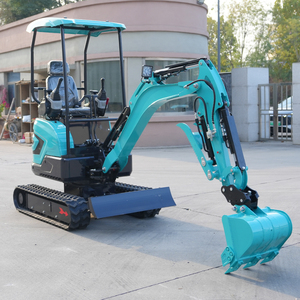 무료 배송 미니 굴삭기 1.8 톤 농업 디젤 엔진 유압 마이크로 가방 정원 강력한 파워 크롤러 작은 굴착기 - Product Image 2