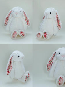 Jcjellycat Versión Alta 1 a 1 --- Serie Shy <span class=keywords><strong>Bugs</strong></span> <span class=keywords><strong>Bunny</strong></span> Love <span class=keywords><strong>Bugs</strong></span> <span class=keywords><strong>Bunny</strong></span> <span class=keywords><strong>Peluche</strong></span> Floral con Etiqueta Dorada - Product Image 6