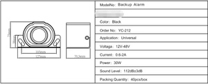 รถยก12V24V กันน้ำ Didi มีแตรรถยกรถยกรองรับสัญญาณเตือนแตร - Product Image 6