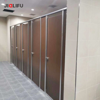 Mamparas para Cubículos de Baño Jialifu, Resistentes al Fuego y al Agua, de Laminado Compacto Fenólico HPL, para Edificios de Oficinas