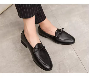 Nouvelles Chaussures Oxford en Cuir Véritable pour Hommes, Respirantes, Design Intemporel, Anti-odeur, Antidérapantes, Semelle Souple Confortable à Enfiler - Product Image 6