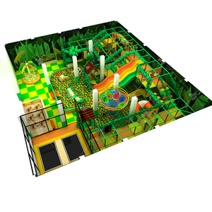 Pokiddo Área de juegos interior estilo <span class=keywords><strong>jungla</strong></span> vibrante personalizada con piscinas de <span class=keywords><strong>bolas</strong></span> y toboganes - Product Image 2