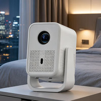 Mini projecteur portable intelligent Android Wifi C21 720P avec support trépied, petit projecteur intelligent de poche pour mobile