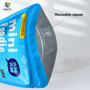 Sac d'emballage personnalisé imprimé BAS quantité minimale de commande debout avec fermeture éclair pochette refermable anti-odeurs pour l'impression numérique de fruits secs - Product Image 3