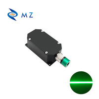 Module de diode laser vert industriel à haute luminosité, focalisation réglable, 520 nm, 1600 mW, 1,6 W, 12 V, 24 V, longue durée de vie, pour le positionnement