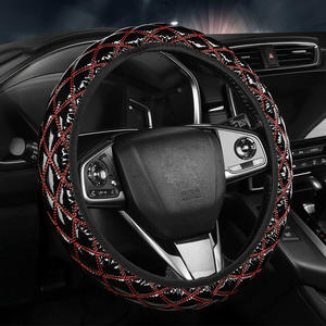 Moda caliente colorido cuero Auto accesorios 2025 Nueva cubierta del volante del coche cubierta del volante de cuero - Product Image 2