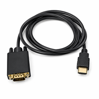 Adaptador HDMI a VGA Activo 1080P, Cable de 1.8m con Chip IC Integrado para Laptop, PC, Proyector, TV, Logotipo OEM, Conversor HDMI a VGA