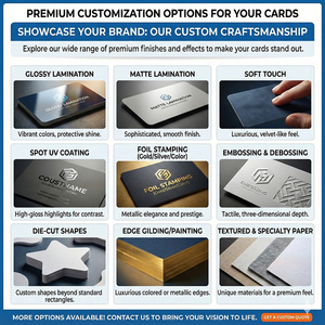 600gsm High-Quality Hot-Selling Low MOQ Custom Cardstock Luxury Embossed Texture Gold-Edged Black <strong>Business</strong> <strong>Cards</strong> - Product Image 6