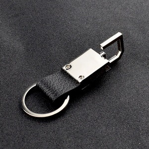 Wholesale Promotional Luxury PU Leather Carabiner <b>Keychain</b> Customizable Eco-Friendly High Quality Durable - Product Image 5